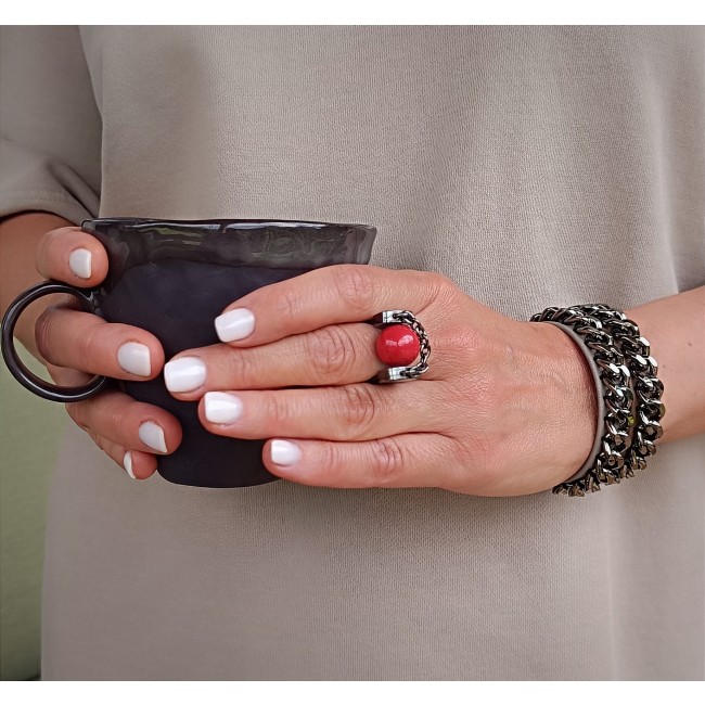 Bransoleta Chain Reaction - Stone Taupe